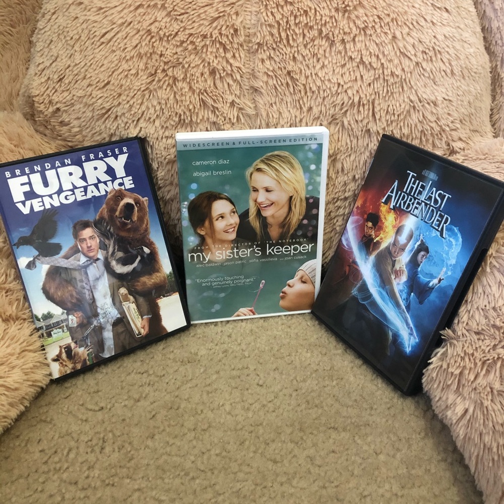 3 DVDs movies